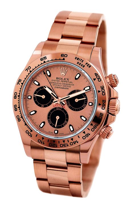 rolex daytona 18k rose gold men& 39|daytona men's rolex solid gold.